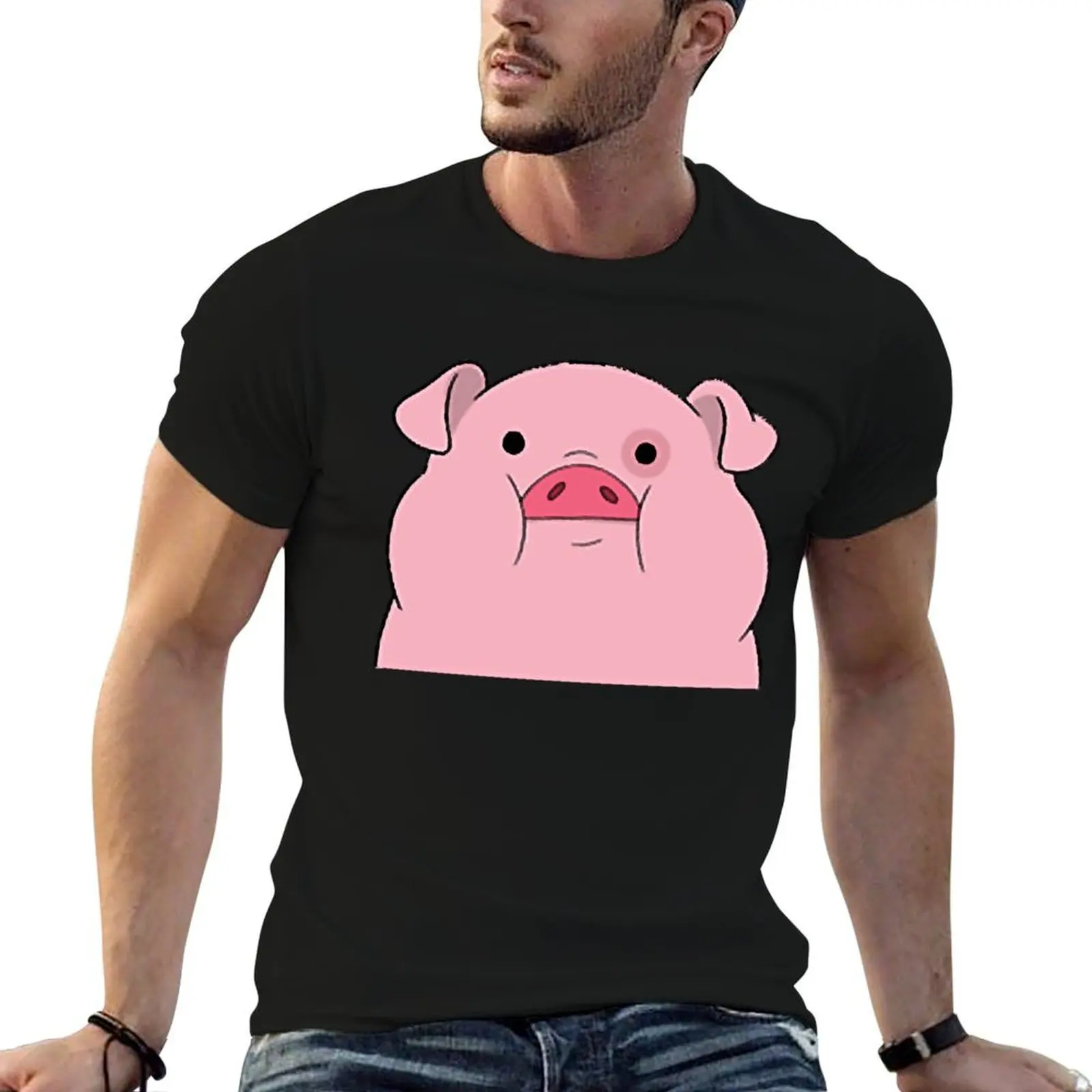 

waddles the pig T-Shirt t shirts for man graphic tees t shirts for man graphic vintage T-Shirt