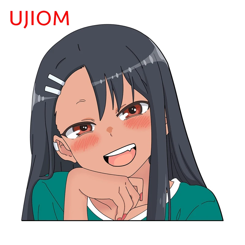 UJIOM Lovely Anime Figure Nagatoro San Wall Sticker Eye Catching Attractive Graffiti Decal Waterproof Wallpaper Home Decor