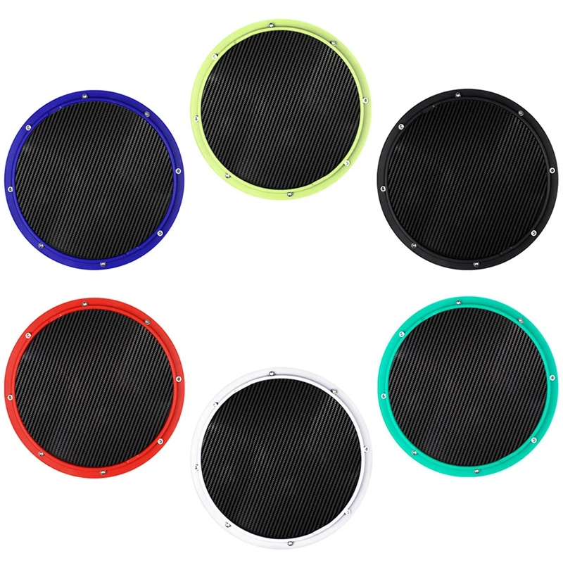 10 Inch Carbon Fiber Dumb Drum Practice Training Drum Pad For Percussion Instruments Parts Accessories