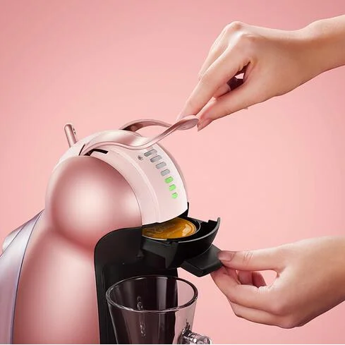 Nescafe Dolce Gusto household Capsule Coffee Machine Home Automatic Genio Electric drip cafe maker Rose Gold miss pink 110-120V