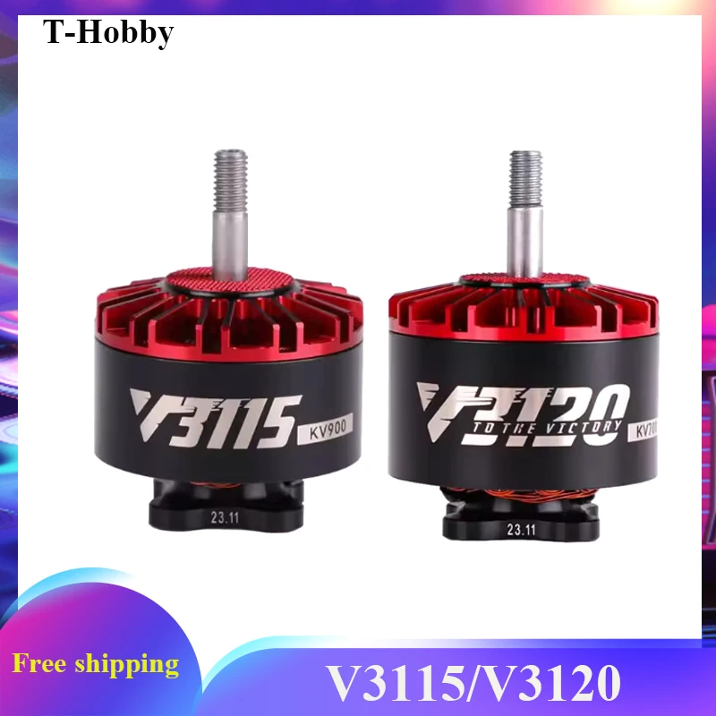 

T-HOBBY T-MOTOR V3115 V3120 Motor V SERIES NEWEST Providing Robust Power for 3-12S, 8-11 inch X4 X8 Cinematic Drones