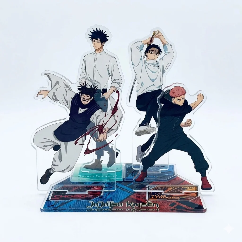 Jujutsu Kaisen Gojo Satoru Geto Suguru Toji Fushiguro Acrylic Stand Figure Anime Merchandise Keychain Decor Fans Gifts