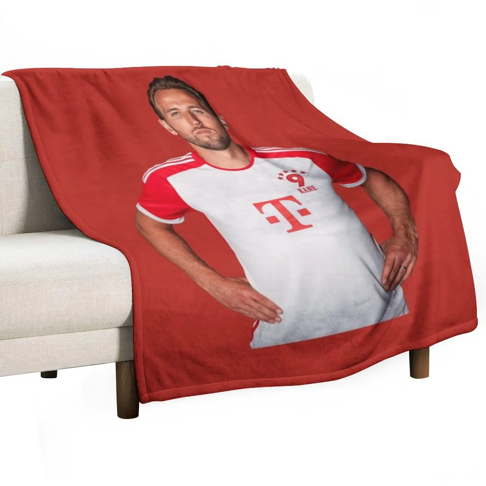 

Harry Kane 9 Bayern Throw Blanket Fuzzy Plush Throw Blanket for Sofa Chair