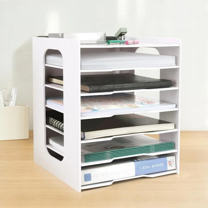 Multi-tier data office supplies file racks desktop file classification large racks Quick, portable and easy to store