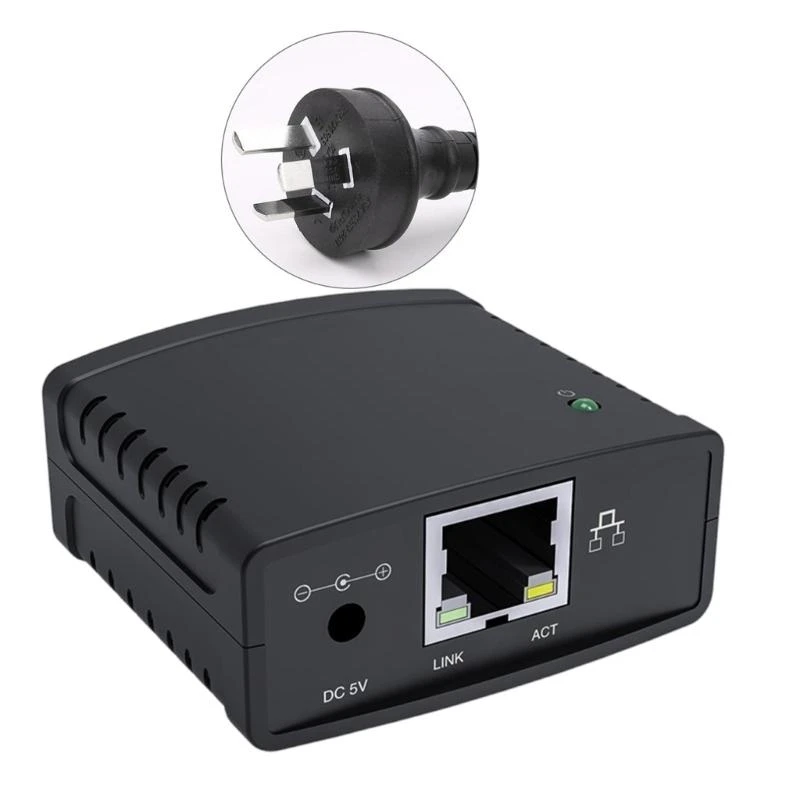 Q5WA USB2.0 СЕТИНГОВОЙ ПЕЧАТНЫЙ СЕРЕР ПЕЧАТЬ СЕРЕР ПОДЕРЖКА СЕРЕР для USB Printers LPR Print