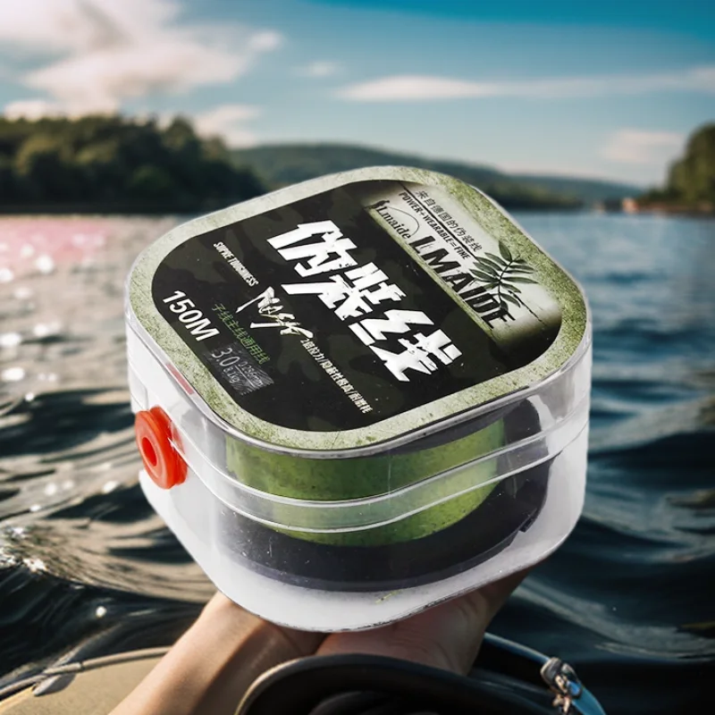 Lmaide Japan imported 3D 150 m Carp invisible carbon fiber spotted fluorocarbon fishing line  0.12mm1.1kg-0.47mm14kg