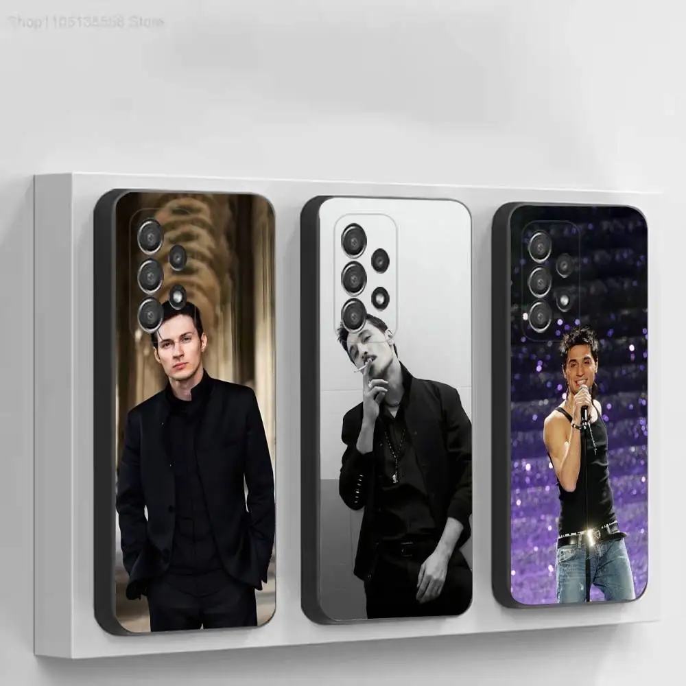 Singer Dima Bilan Black Protective Cell Cover Soft case For Samsung S10,20,21,22,23,24,25,30Ultra Plus FE Lite