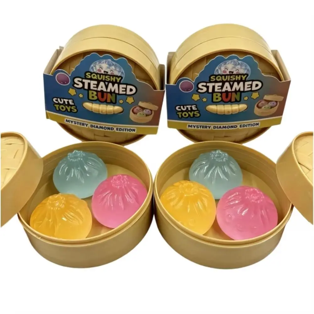 Luminous Dumpling Squishy Toys Slow Rebound Cute Soft Squishy Dumpling Noctilucent Pinch Sensory Fidget Ball Kids Adults