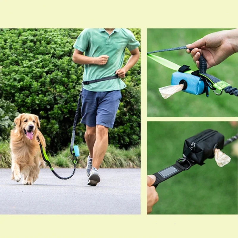 Protable Dog Poop Bag Biodegradable Dispenser Pouch Garbage Bags Organizer Pet Puppy Cat Pick Up Poop Bag Holder Dispenser