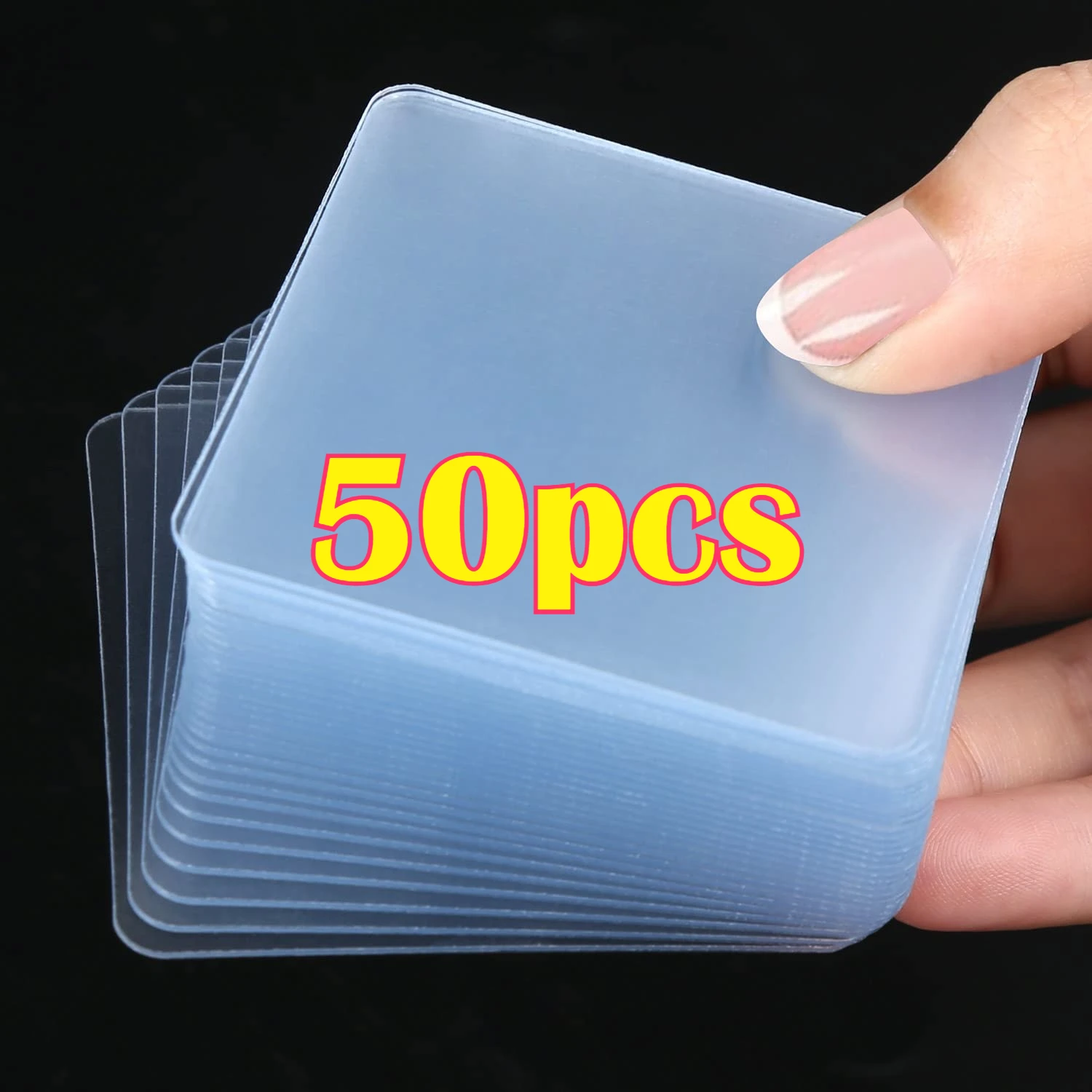 50pcs Heavy-Duty Nano Tape - Strong Double-Sided Adhesive, No Residue, Transparent & Removable for All Surfaces, Home, Car, DIY