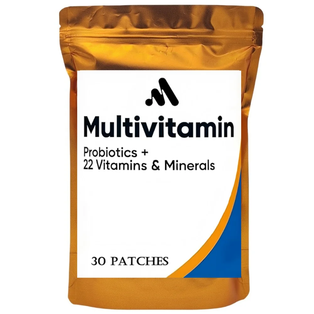 

30 Patches Multivitamin with Probiotics Immune Vitamins and Quercetin Vitamins, Supports Cardiovascular Health