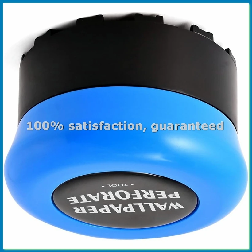 Blue Wallpaper Perforating Tool Wall Paper Stripper Removal Scoring Tool Wallpaper Perforator and Scorer Remover Tool-A56M