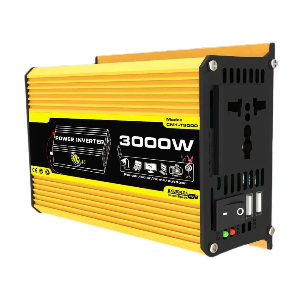 AC Outlet AC V No Load Current Part Name for Peak Power Car Inverter Compact And Lightweight Design Electronic Devices