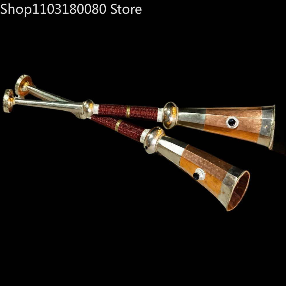 47cm Red copper White copper Kangling Gangdong Tibetan Buddhist ritual implements