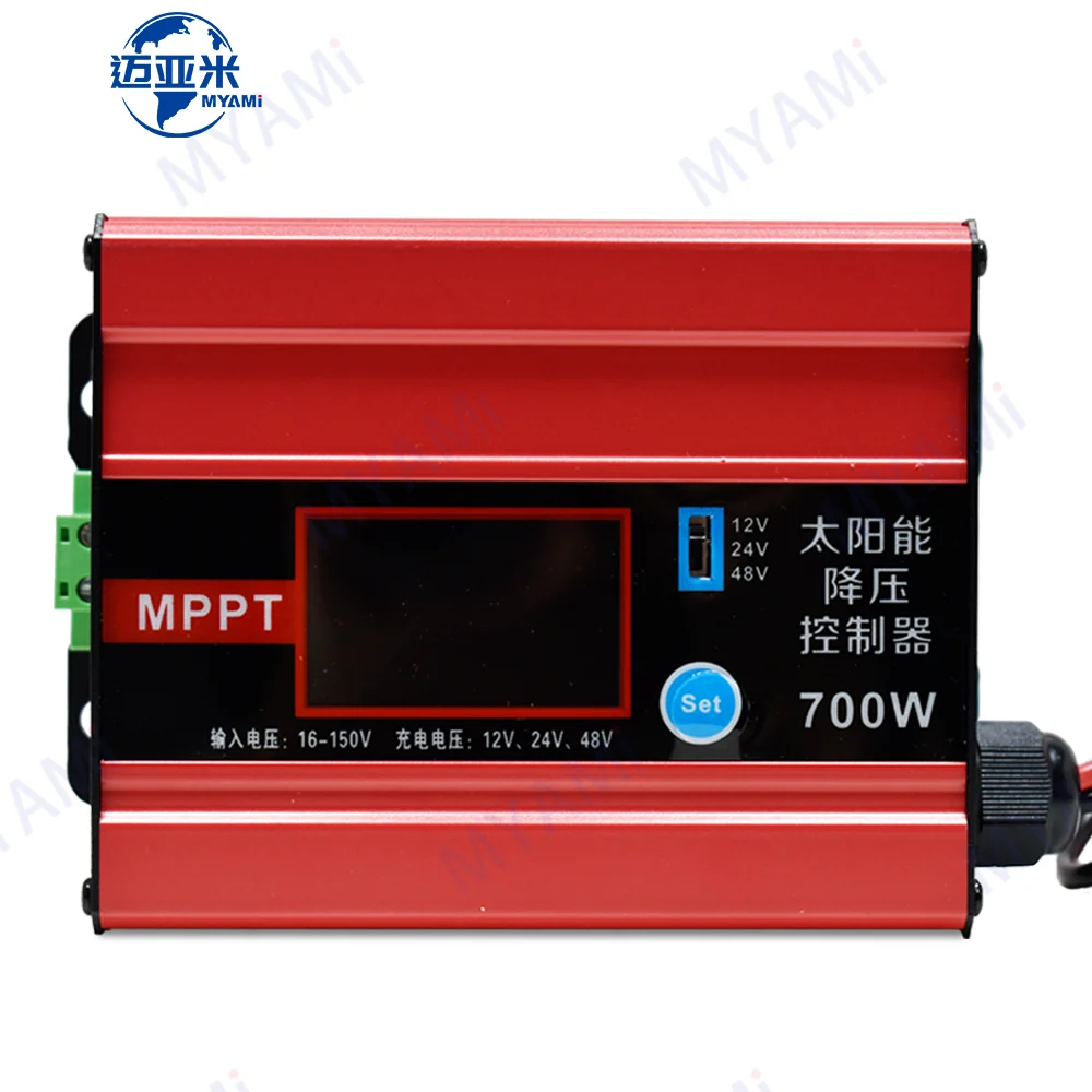 

MYAMi 12.5A 700W 12V 24V 48V Convenient Mppt Off-grid Step-down Solar Charge Controller For Battery Charge