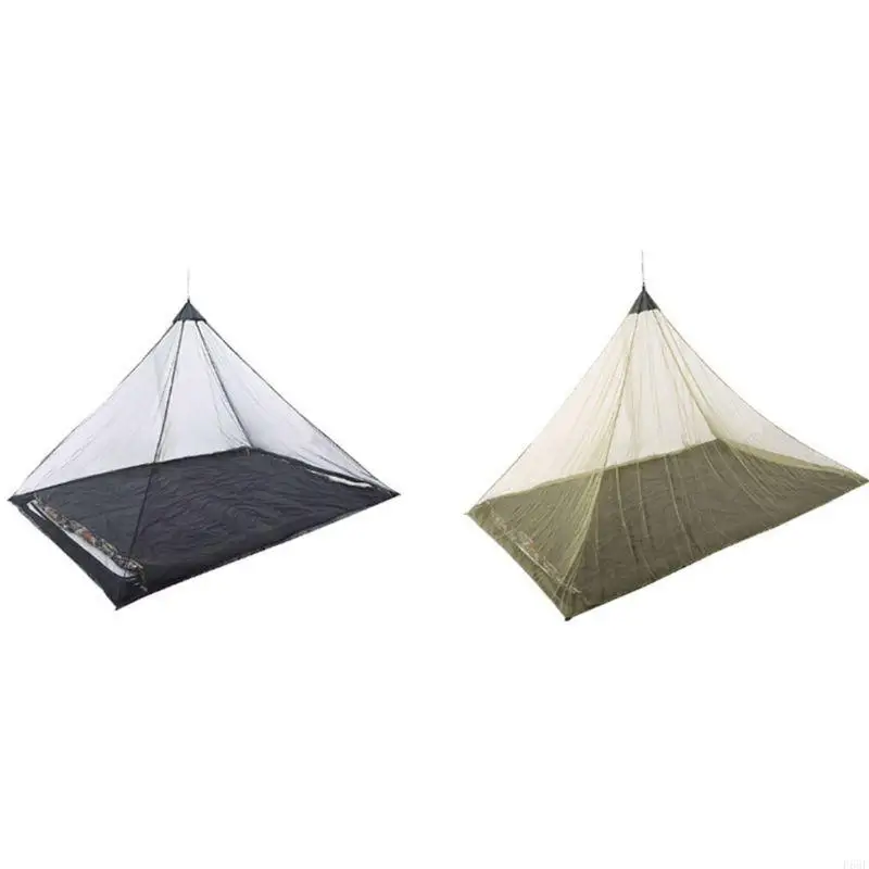 

F68F Outdoor Lightweight Sleeping Tent Netting Foldable Ultralight Mosquito Net with Portable Drawstring Storage Bag