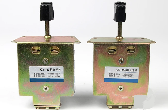 HZ3-133 134 reversing switch combination switch 3KW motor reversing positive and reverse switch copper parts