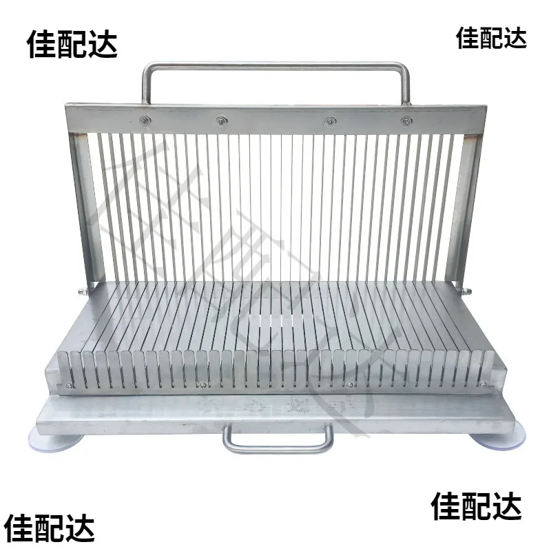 قطاعة ضغط اليد Liangpi آلة القاطع الصغيرة سميكة الفولاذ المقاوم للصدأ لحم الخنزير السجق بطة الدم التوفو الغداء اللحوم نباتي ch #5