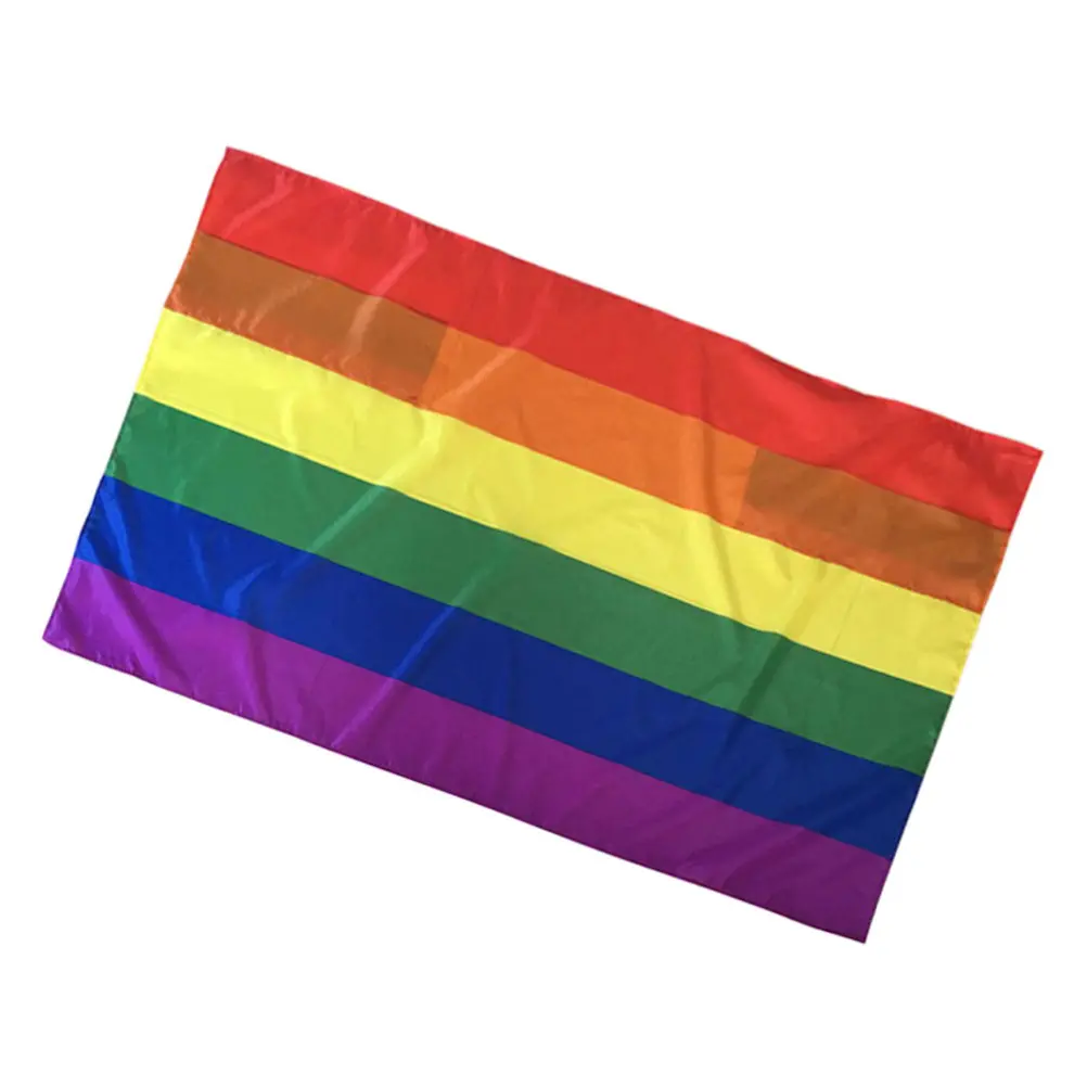 Cape Polyester Rainbow Cloak for Parades Festive Parties Community Events Outdoor Hanging Decoration