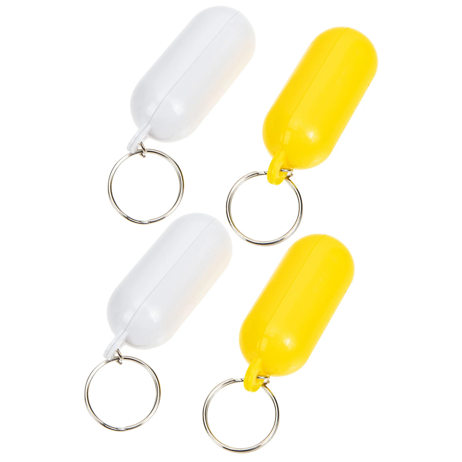 

4 Pcs Keychain Floating Anti-Lost Ring Beach Sailing Keys Organizer Water Sports Keychains