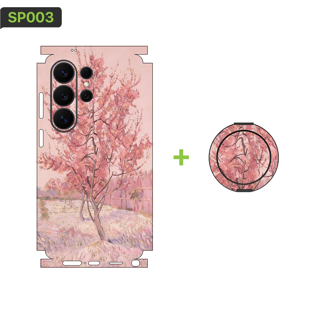 BUNDLE04 Color Back Skin Film For Samsung Galaxy S26 S25 S24 Ultra s23ultra s25ultra 5G Matte Back Sticker holder Protector