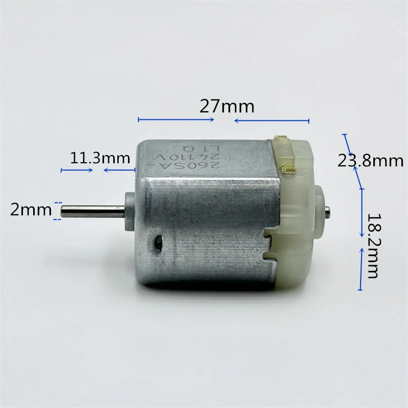 FK-260SA-24110 Mini Flat Motor DC3.7V-7.2V Carbon Brush Strong Magnetic Motor For DIY Hobby Toy Model Electric Shaver/Clipper