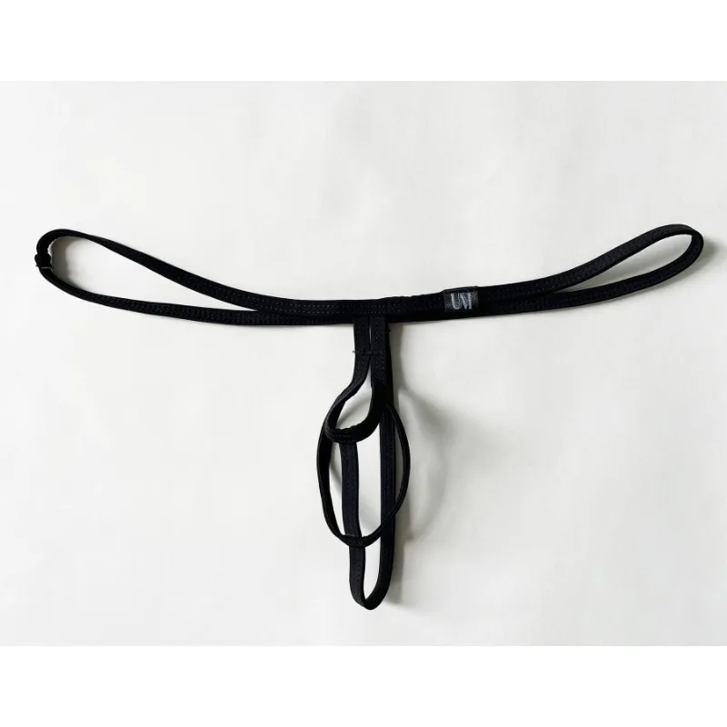 Кольцо на член, мужские секс-стринги с разделением пистолета и пуль, нижнее белье, мужские стринги с вырезами в полоску, открытые трусики для пениса, эротическое белье