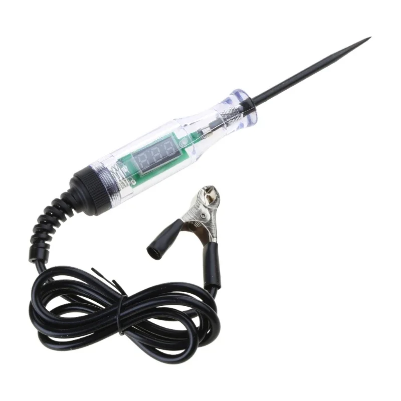 

Professional Auto Circuit Tester Electric Pen Test Light with Portable PU Spring Wire Suitable for Various Vehicles