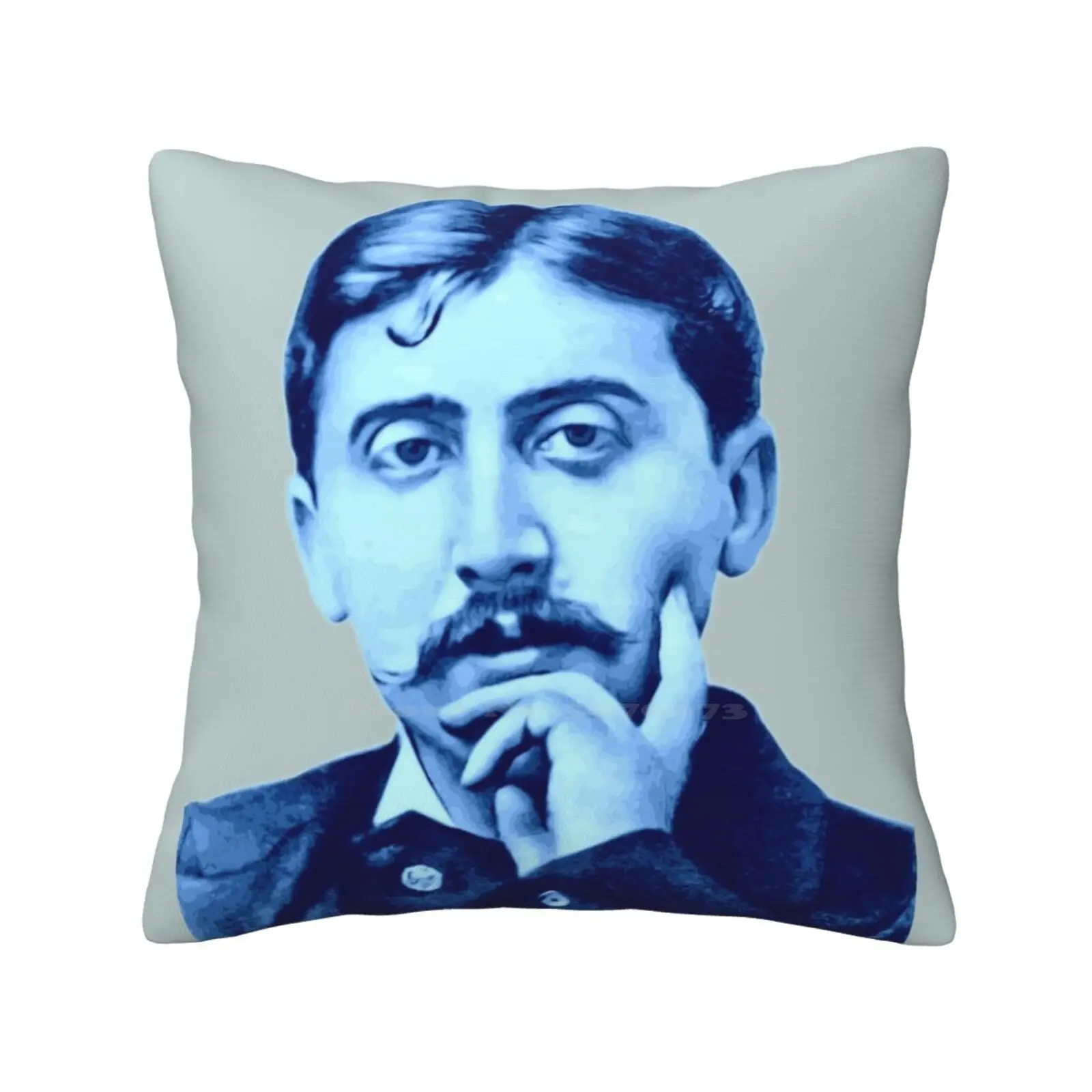 Marcel Proust Home Sofa Car Cushion Cover Pillowcase Proust Writer Paris Literature Essayist Critic Memories Feelings Time