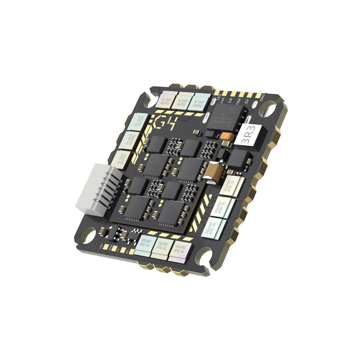 GEPRC TAKER G4 45A AIO FC ESC - 2-6S FPV Drone Flight Controller، G473 MCU، Betaflight متوافق مع Freestyle/Racing Quadcopte
