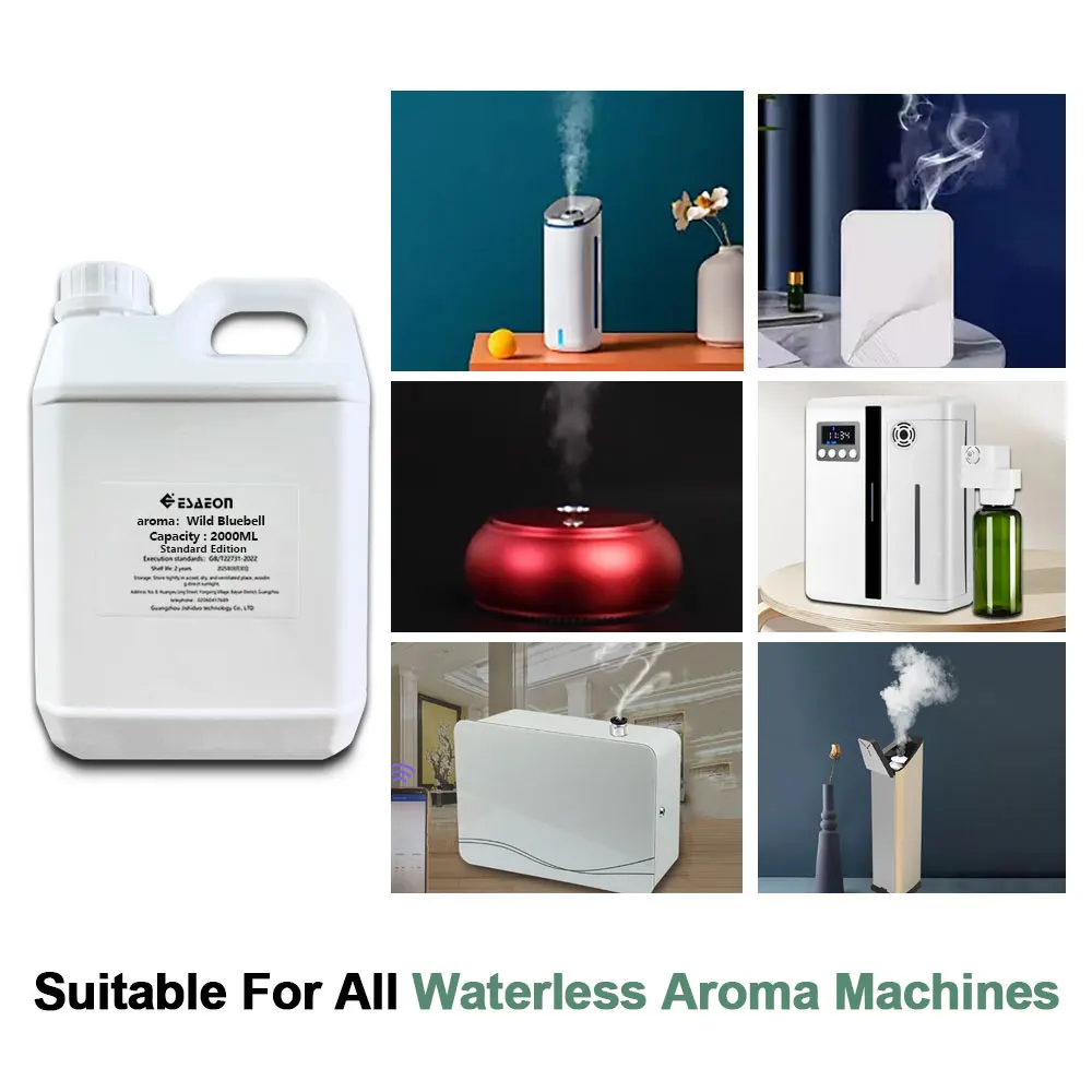 ESAEON Essential Oils - For Waterless Aromatherapy Machines, Hotel Aroma Machine Oil, Ice Age Black Opium - 2000ML (67.6 fl.oz)