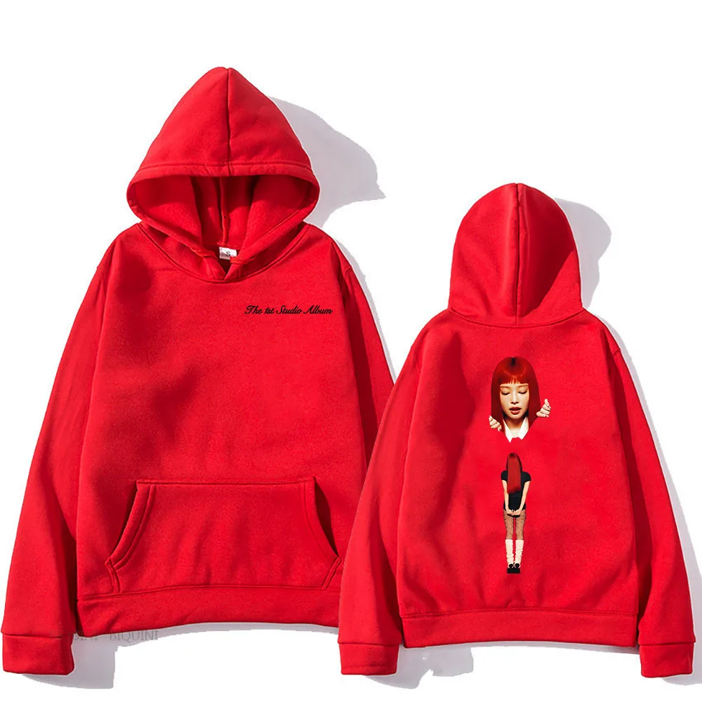 Jennie DExtraL Album 2025 Hoodies Ruby The 1st Studio Album Merch Sweatshirts Graphic Clothing for Men/Women Korean Singer Hoody