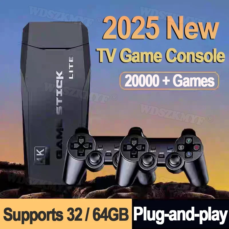 20000 ألعاب 4K جديد لعبة فيديو وحدة التحكم 2.4G وحدة تحكم لاسلكية المحمولة لعبة التلفزيون عصا الرجعية يده لعبة لاعب لعيد الميلاد هدية #1