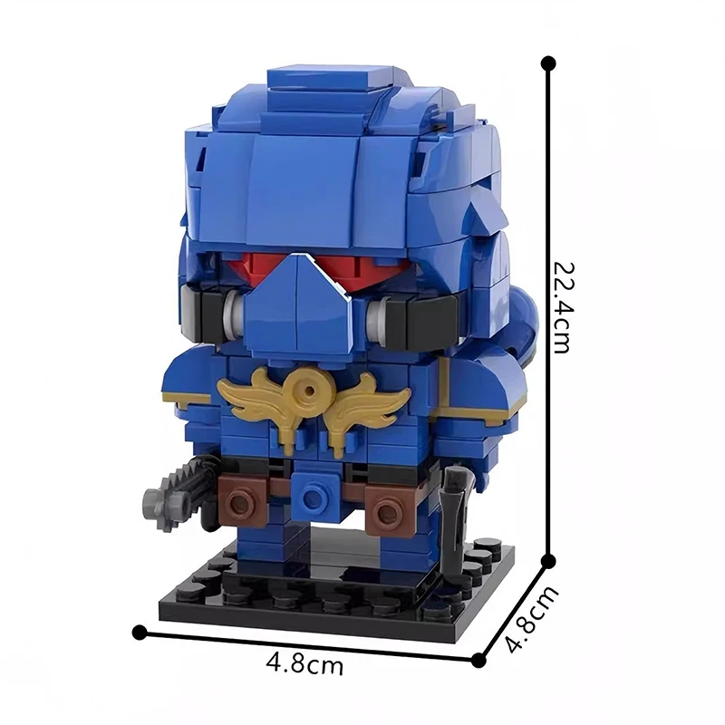 Bricklink MOC Battle Militaire Tank Land Raider Game Robot Redemptor Dreadnought Mecha Warrior Sets Bouwstenen Kid Speelgoed Gift