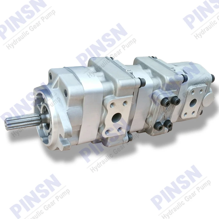 gear pump 705-41-08240 For Excavator PC28UU-2/ PC28UG-2 Section Pump 705-41-03200 705-41-04170 705-41-05140 SBR11+11+7+2.5