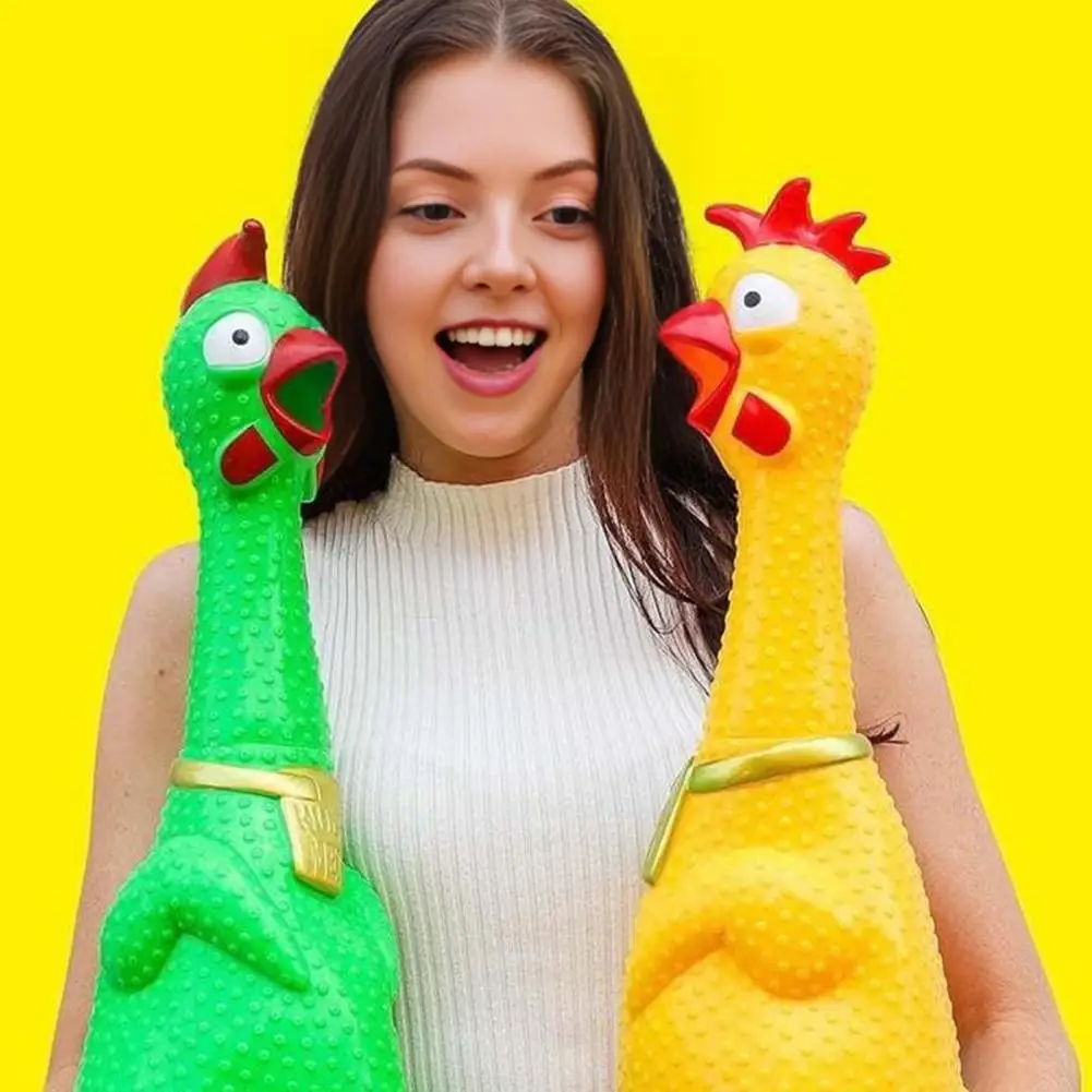 Zabawka Kaczka Gumowa Gigantyczna 68 cm Świecąca w Ciemności Antystresowa Kaczka Tie-Dye Piszcząca Dowcipna Prezent na Imprezę