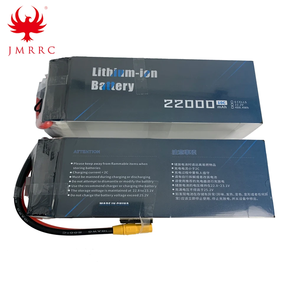 6S 16000mAh 22000mAh High Density Semi Solid Lithium Ion Battery lipo battery for agricultural sprayer drone Battery