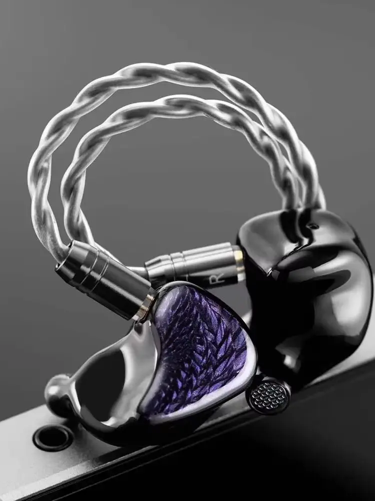 Kinera Celest Wyvern Black 10mm LCP Diaphragm Dynamic Driver Słuchawki douszne HiFi — 2