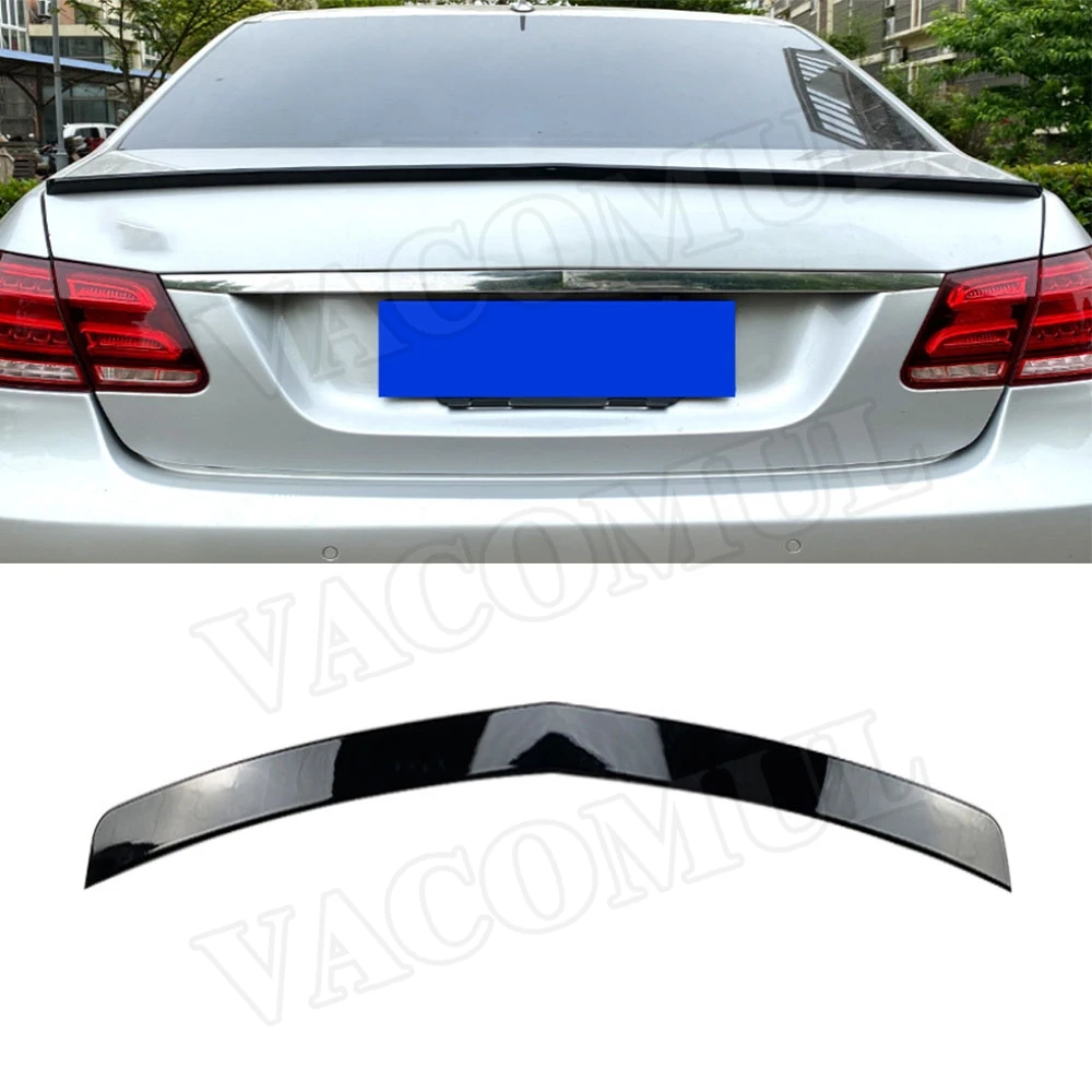 

ABS Rear Trunk Lip Spoiler For Mercedes Benz E Class W212 E200 E260 E63 AMG 2014-2016 Sedan 4Door Car Wing Bumper