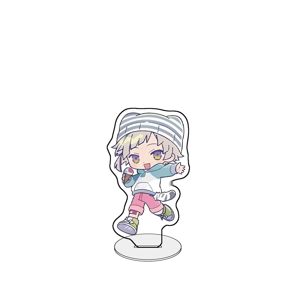 Bungo Stray Dogs 10cm Acrylic Stand keychain Atsushi Nakajima&Osamu Dazai Desk Decor Cute Figure Holiday Gift - view 2