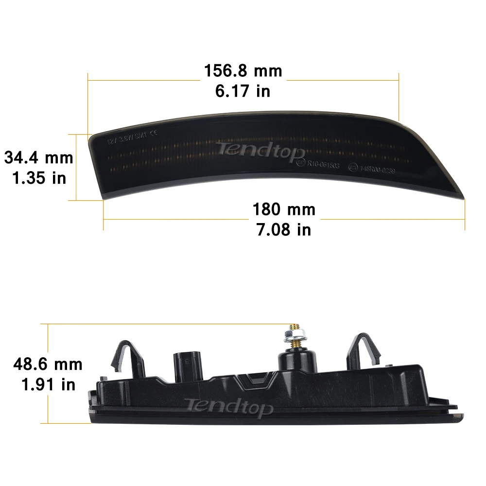 LED Front Fender Side Marker Light Turn Signal Indicator Repeater Blinker For Toyota GR86 ZN8 For Subaru BRZ ZD8 2022 2023 -2025