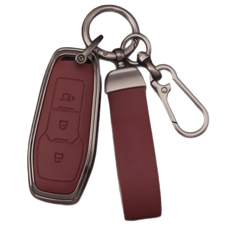 Premium Zinc Alloy Key Cover Case for Ford Territory Plus (2021) - Protective Key Fob Shell  Keybag Keychain