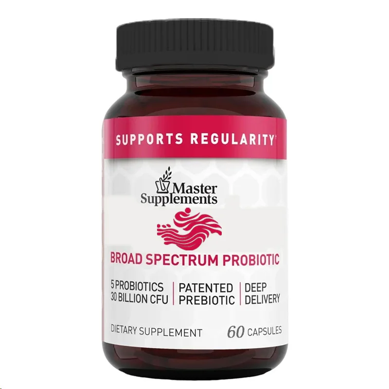 

60 Capsules - Multi Strain Probiotics, Optimizing Intestinal Health+relieving Gas And Bloating - Gluten Free
