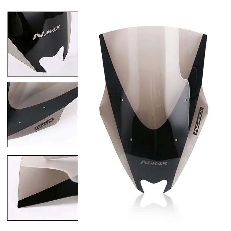 for Yamaha Nmax 155 NMAX155 N Max Max155 Motorcycle Windscreen Windshield Wind Deflector Screen Shield Scooter