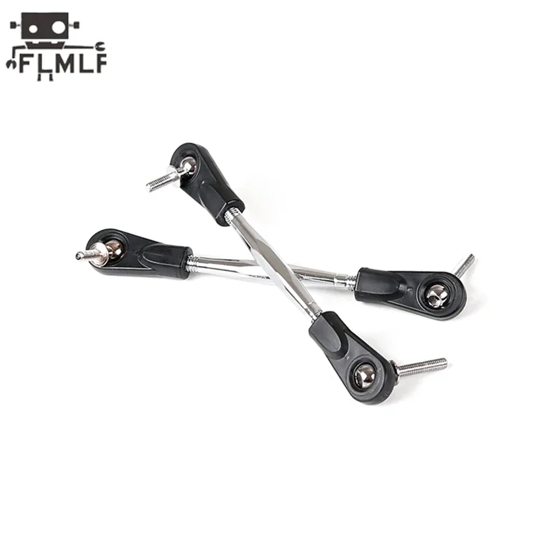 Rc รถพลาสติกพวงมาลัยดึง Rod ชุดที่มี Ball Fit 1/5 HPI ROFUN BAHA ROVAN KM MCD BAJA 5B 5 ครั้ง 5SC รถบรรทุกอะไหล่ของเล่น