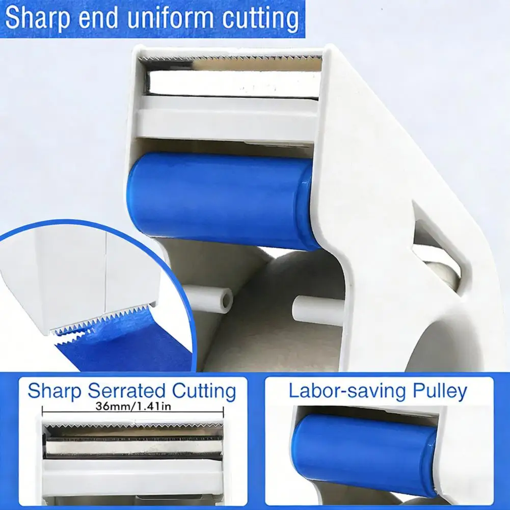 One-handed Tape Applicator Painters Tape Applicator Dispenser Window Door Frame Masking Tape Cutter Portable Labeling Packaging