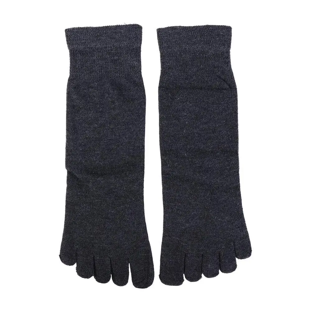 

Мужские носки с раздельными пальцами, однотонные, дышащие, с защитой от впитывания влаги, для защиты голеностопа, носки-таби, носки с пятью пальцами