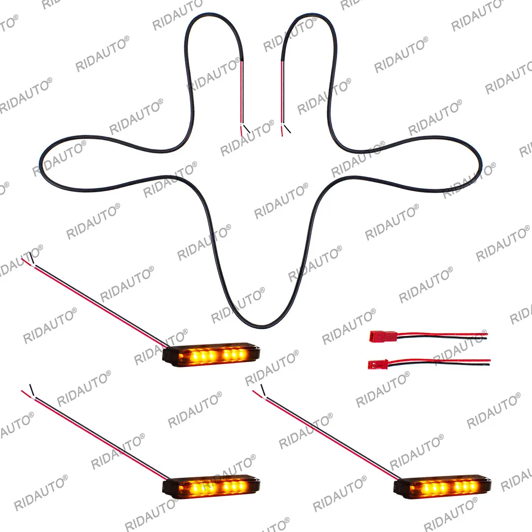 Für Aftermarket Raptor Grille 3Pcs Bernstein Weiß LED Licht Pickup Grille Licht DIY LED Licht Fit Für FORD RANGER RAPTOR 2023-2025 + – Detail 3