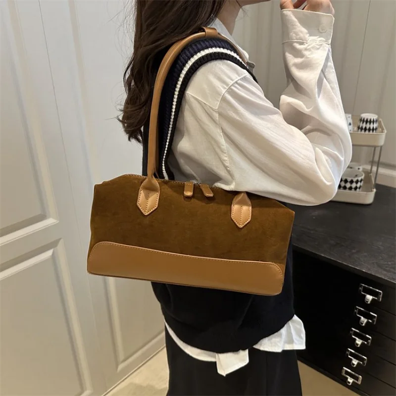 

Casual Canvas Bag Lightweight Multifunctional Daily Use Shoulder Bag For Men Women With Pockets