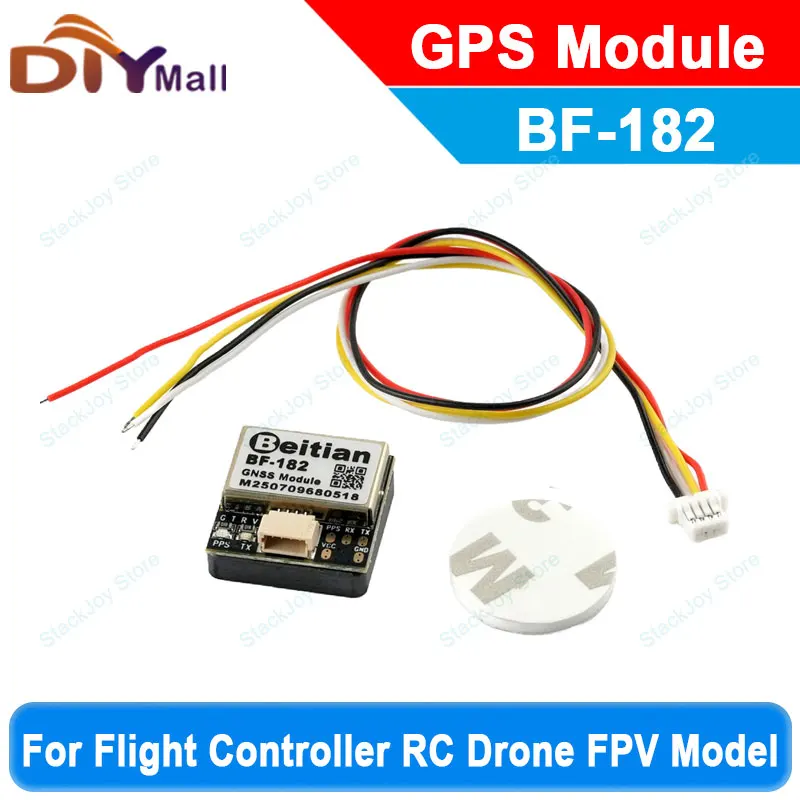 

Beitian BF-182 GPS Module Antenna Module GNSS For RC Drone FPV Model Flight Controller Aircraft Fixed Wing Tracking